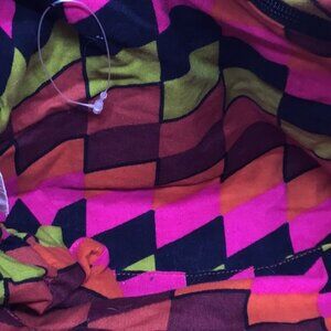Mona B. Multi-Color Cotton Print Pattern Shoulder Bag